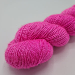 Hot pink - Silver Sparkle 100g