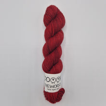 Load image into Gallery viewer, Red velvet - Silver Sparkle DK 100g
