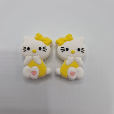 Lykkjustopparar - Hello Kitty gul