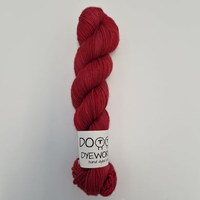 Red velvet - DK sock high twist