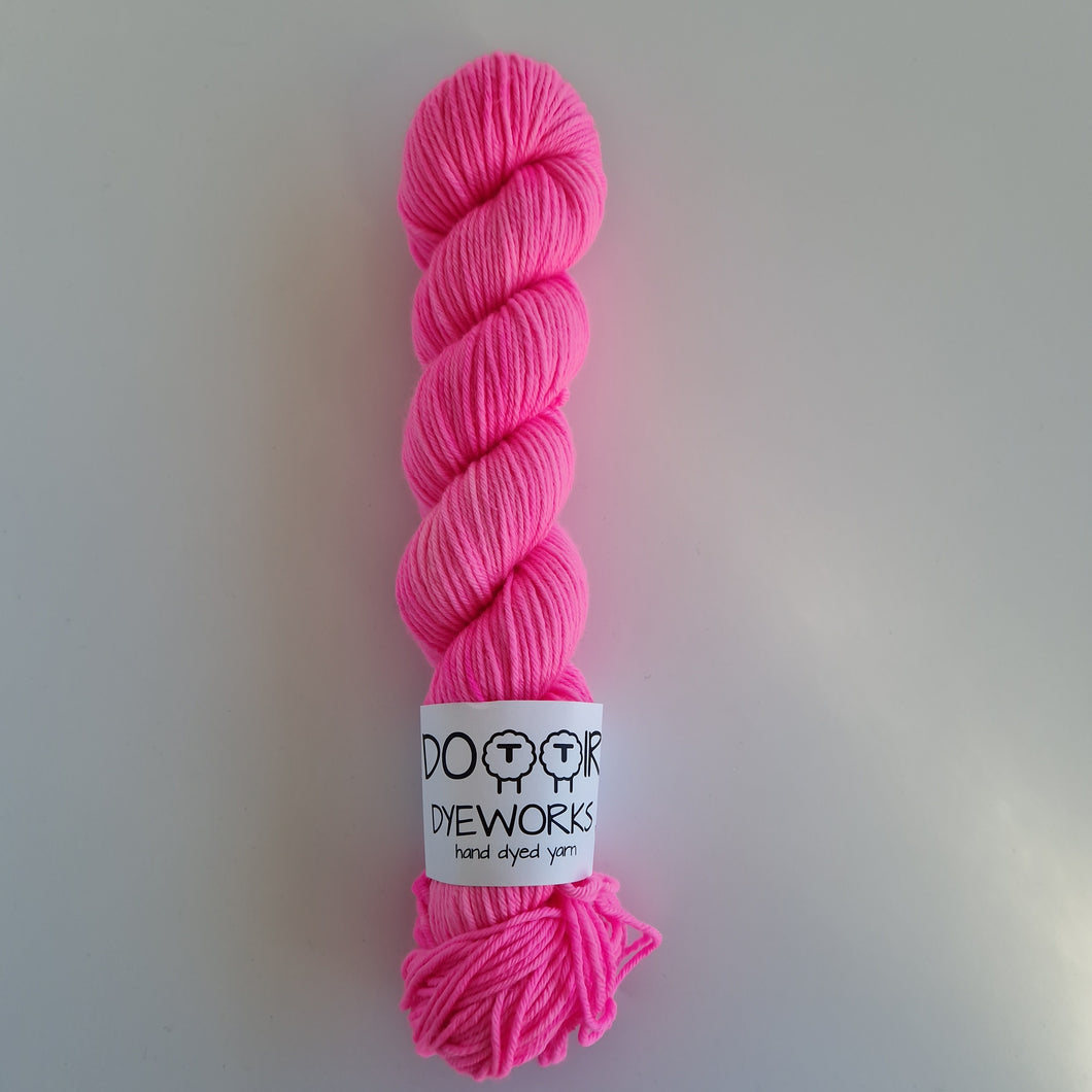 Barbie pink - 100% Merino Worsted