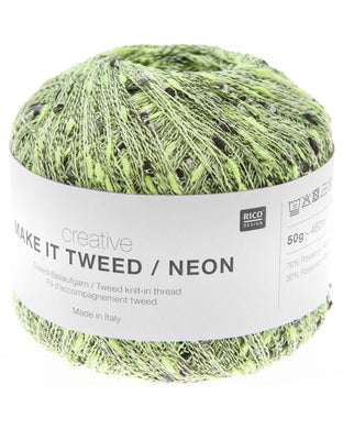 Make it tweed - Neon grænn