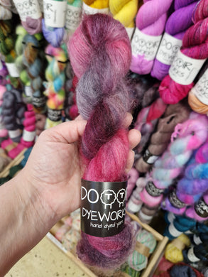 Pink skull   - Mohair Silk 50g