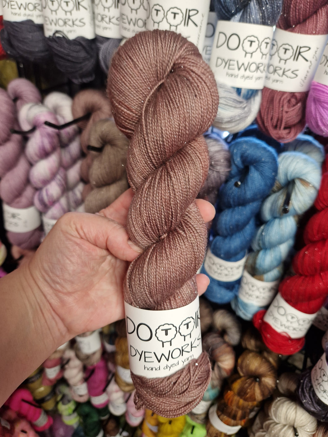 Dusty rose - Silver Sparkle 100g