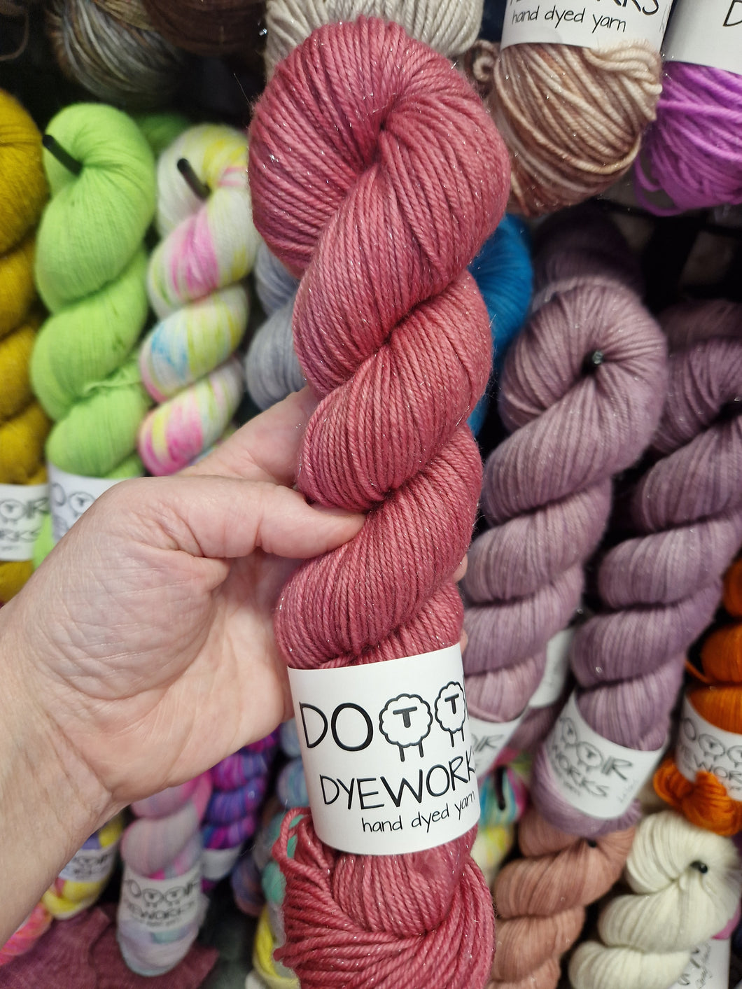 Cuddles - Silver Sparkle DK 100g