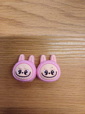 Lykkjustopparar - bleikur labubu